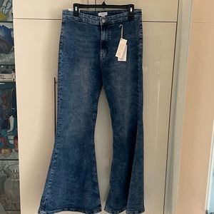 Forever 21 Faded Flare Jeans